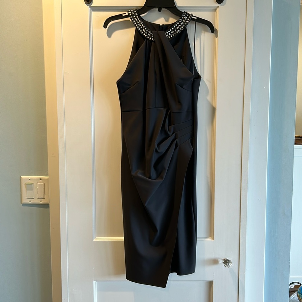 NWT Alex Evenings Sleeveless Halter Dress Size 10